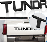 Tundra 3D Raised Tailgate Insert Letters